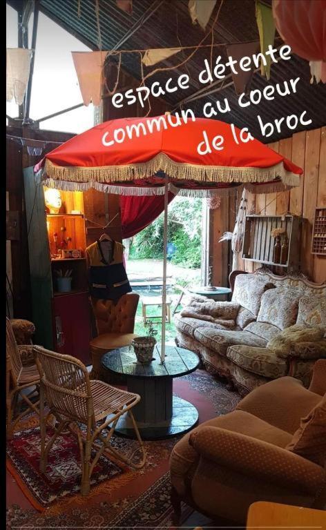 La Cabane De Mimi La Sardine Saint-Gervais en-Belin Bagian luar foto